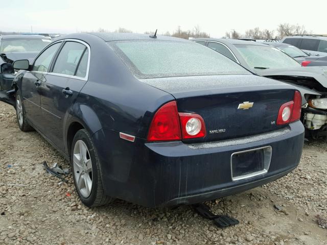 1G1ZG57B39F209985 - 2009 CHEVROLET MALIBU LS BLUE photo 3