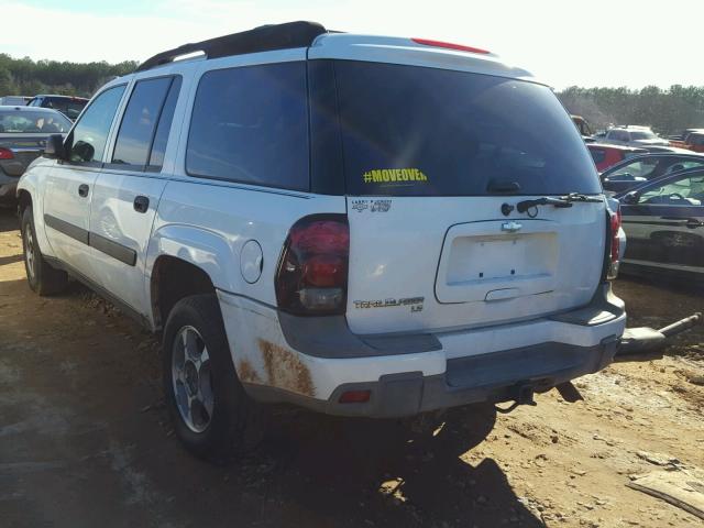 1GNES16SX56180601 - 2005 CHEVROLET TRAILBLAZE WHITE photo 3