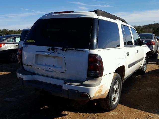 1GNES16SX56180601 - 2005 CHEVROLET TRAILBLAZE WHITE photo 4