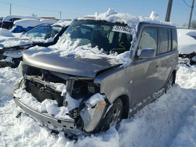 JTLKT324164043530 - 2006 TOYOTA SCION XB GRAY photo 2