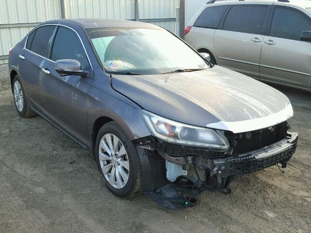 1HGCR3F87FA002219 - 2015 HONDA ACCORD EX- GRAY photo 1