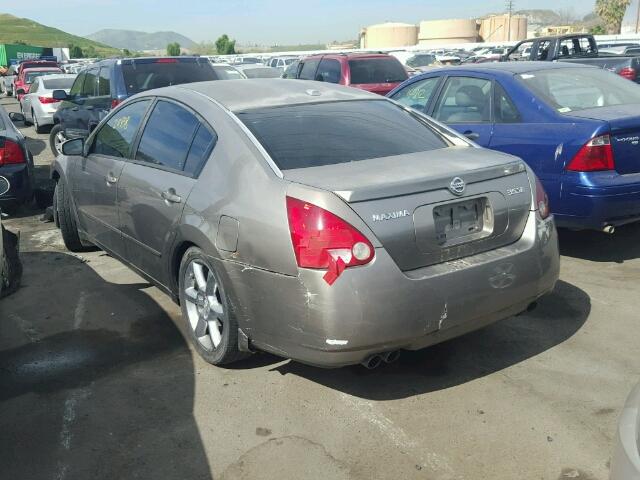 1N4BA41E56C818845 - 2006 NISSAN MAXIMA SE BEIGE photo 3