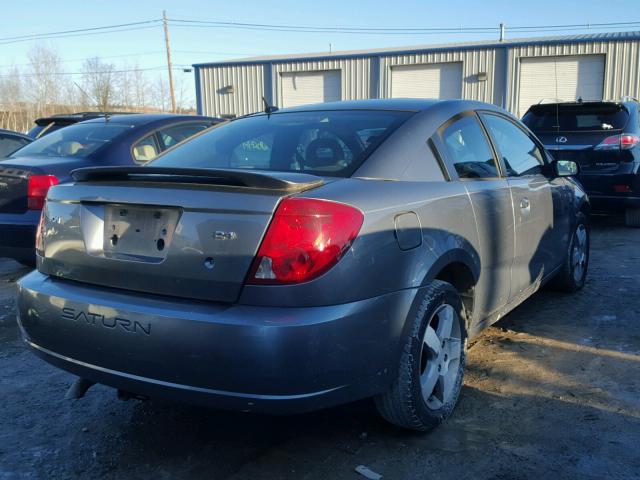 1G8AV15B37Z138251 - 2007 SATURN ION LEVEL GRAY photo 4