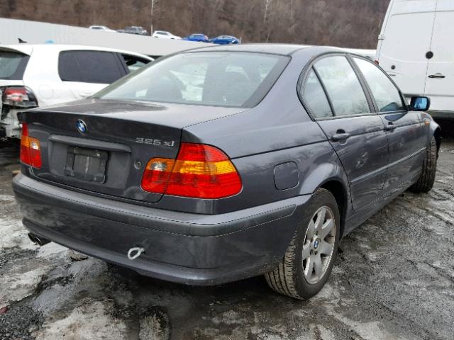 WBAEU33462PF66460 - 2002 BMW 325 XI GRAY photo 4