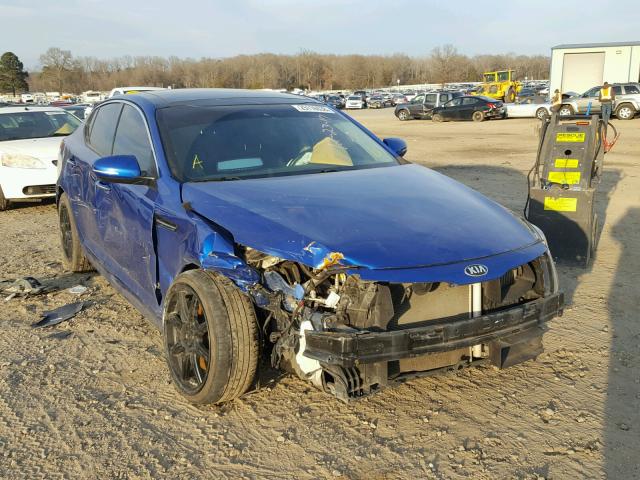 5XXGR4A66DG115494 - 2013 KIA OPTIMA SX BLUE photo 1