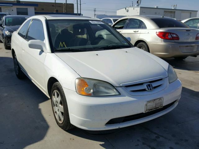 1HGEM22912L095771 - 2002 HONDA CIVIC EX WHITE photo 1