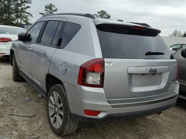 1C4NJCBA6GD806180 - 2016 JEEP COMPASS SP SILVER photo 3