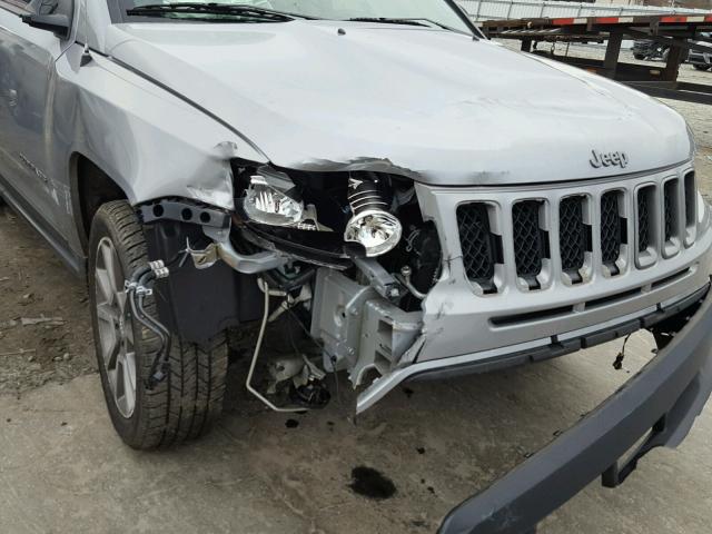 1C4NJCBA6GD806180 - 2016 JEEP COMPASS SP SILVER photo 9