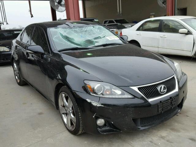 JTHBF5C29D5188753 - 2013 LEXUS IS 250 BLACK photo 1