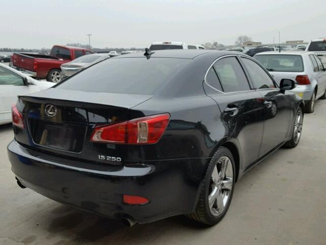 JTHBF5C29D5188753 - 2013 LEXUS IS 250 BLACK photo 4