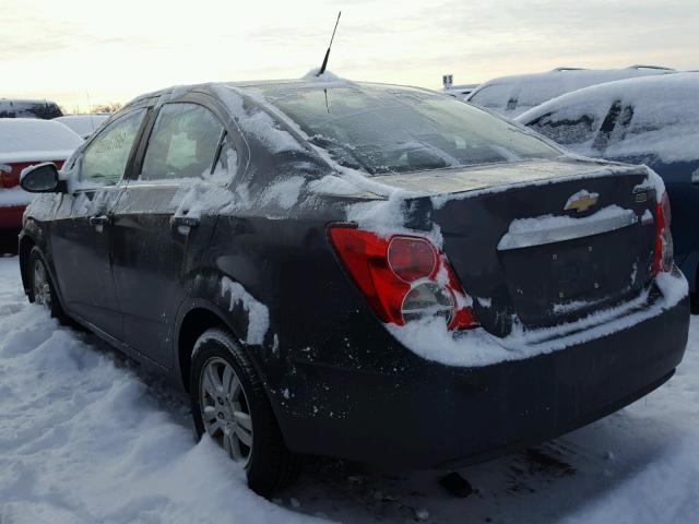 1G1JC5SB0D4107029 - 2013 CHEVROLET SONIC LT GRAY photo 3