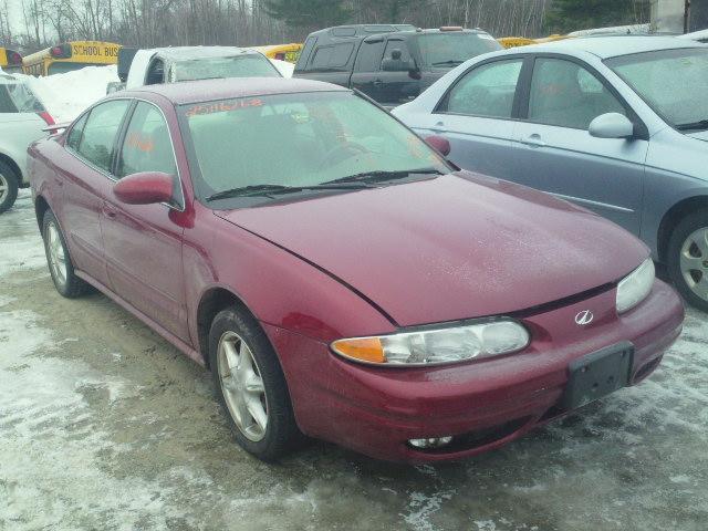 1G3NL52EX1C241972 - 2001 OLDSMOBILE ALERO GL MAROON photo 1