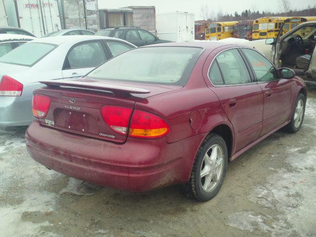 1G3NL52EX1C241972 - 2001 OLDSMOBILE ALERO GL MAROON photo 4