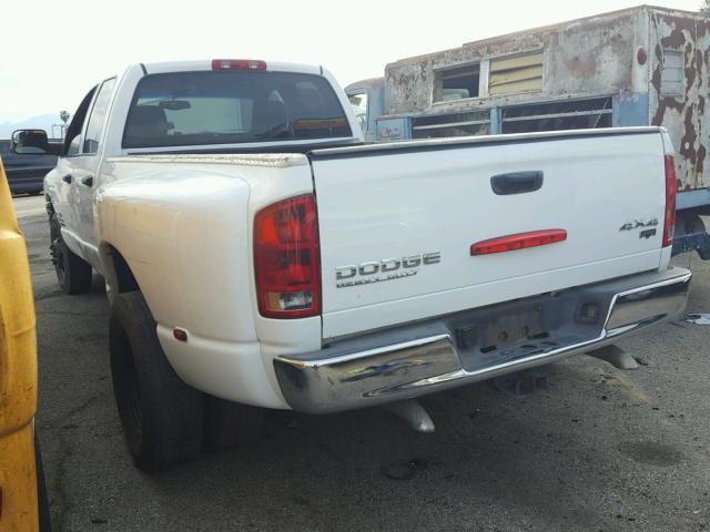 3D7MA48693G754650 - 2003 DODGE RAM 3500 S WHITE photo 3