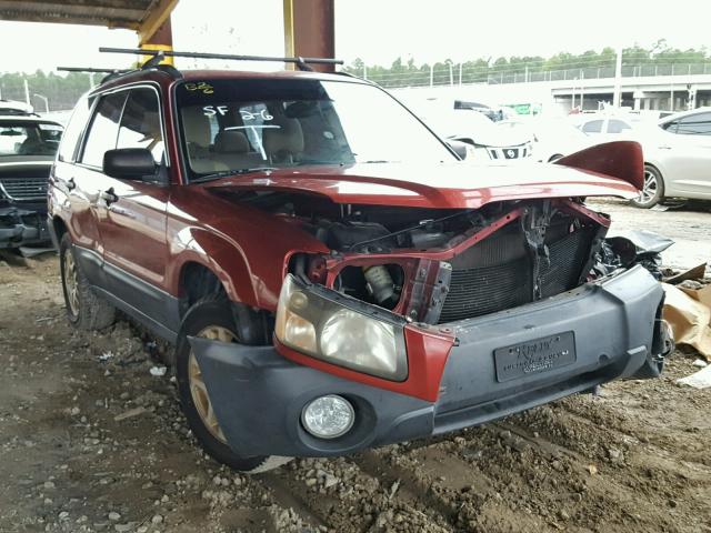 JF1SG63624G759579 - 2004 SUBARU FORESTER 2 RED photo 1