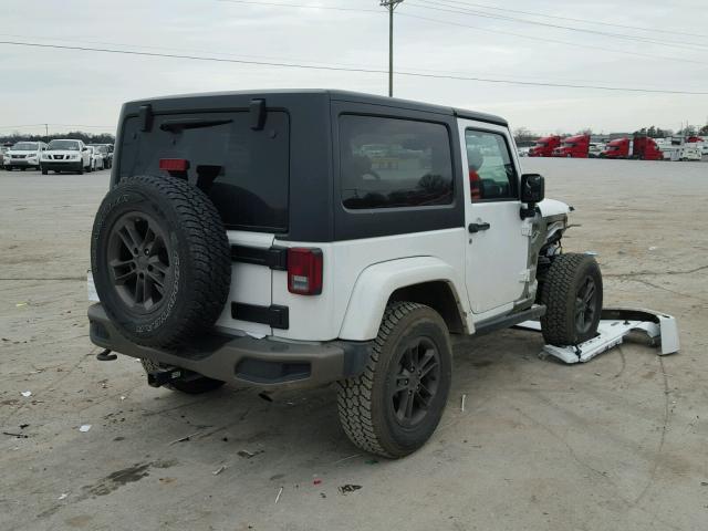 1C4AJWBG4GL227960 - 2016 JEEP WRANGLER S WHITE photo 4