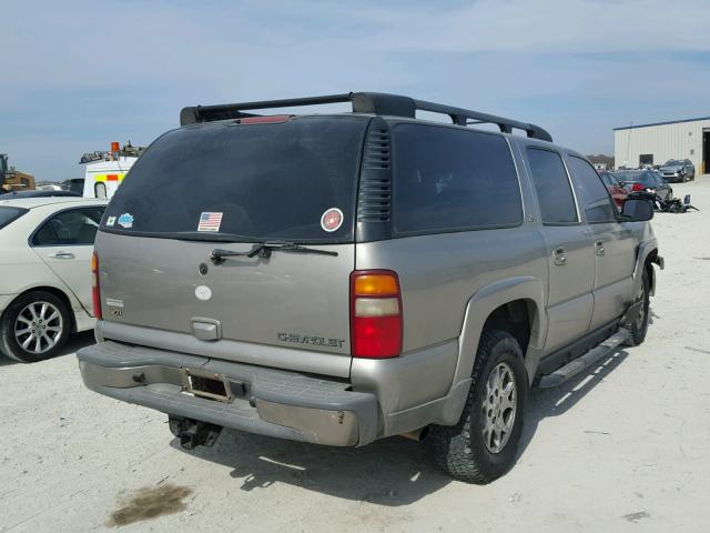 3GNFK16Z92G204589 - 2002 CHEVROLET SUBURBAN K TAN photo 4