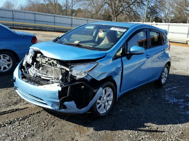 3N1CE2CP5FL449594 - 2015 NISSAN VERSA NOTE BLUE photo 2