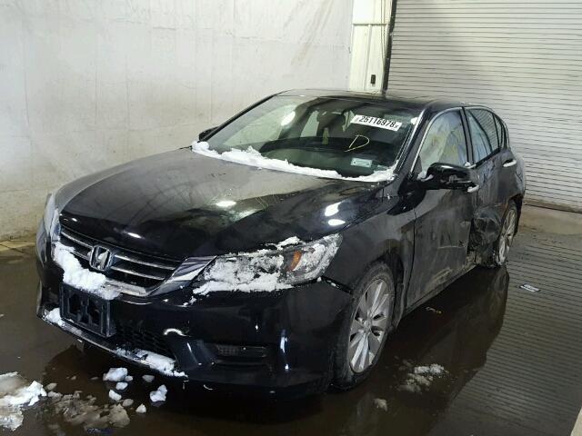 1HGCR2F8XEA164399 - 2014 HONDA ACCORD EXL BLACK photo 2