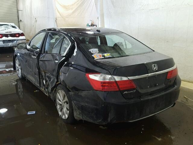 1HGCR2F8XEA164399 - 2014 HONDA ACCORD EXL BLACK photo 3