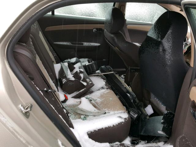 1G1ZB5E03CF165512 - 2012 CHEVROLET MALIBU LS BEIGE photo 6