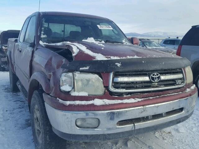 5TBBT48112S269668 - 2002 TOYOTA TUNDRA ACC RED photo 1