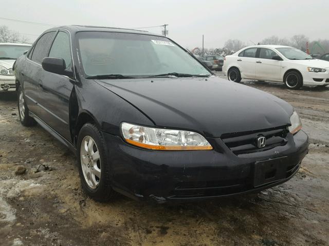 1HGCG66842A028388 - 2002 HONDA ACCORD EX BLACK photo 1