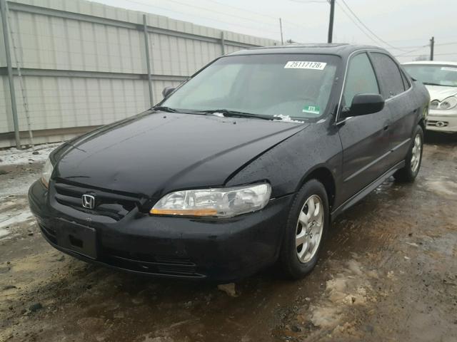 1HGCG66842A028388 - 2002 HONDA ACCORD EX BLACK photo 2