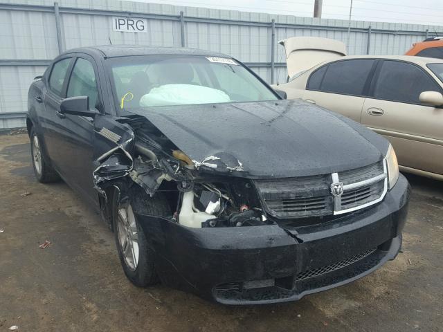 1B3LC56R78N571606 - 2008 DODGE AVENGER SX BLACK photo 1