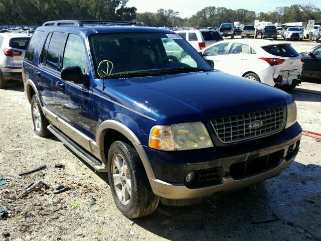 1FMZU64WX4UB27636 - 2004 FORD EXPLORER E BLUE photo 1