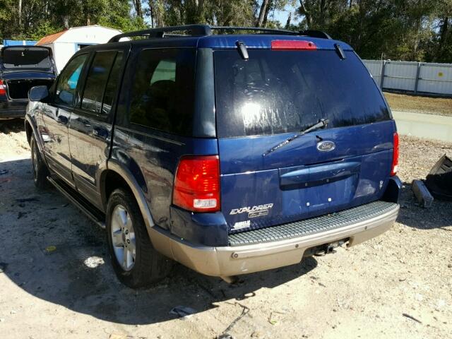 1FMZU64WX4UB27636 - 2004 FORD EXPLORER E BLUE photo 3