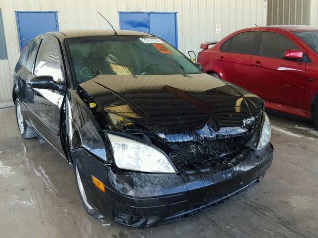 3FAFP31N35R116632 - 2005 FORD FOCUS ZX3 BLACK photo 1