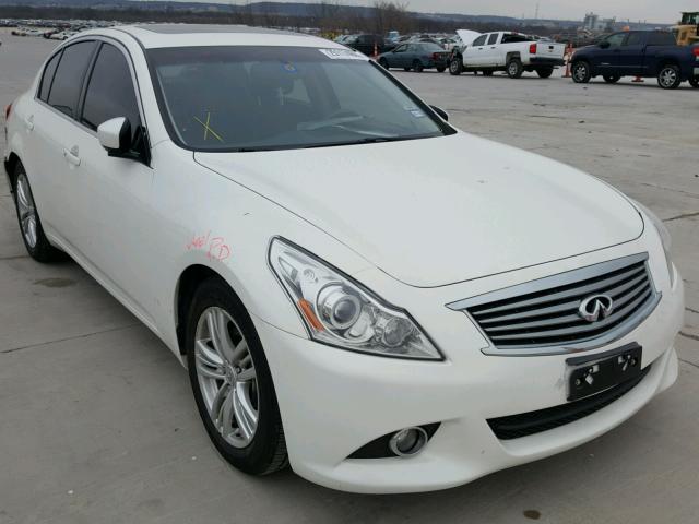 JN1CV6AP6DM725231 - 2013 INFINITI G37 BASE WHITE photo 1