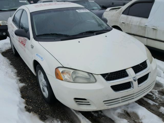 1B3EL46X46N155236 - 2006 DODGE STRATUS SX WHITE photo 1