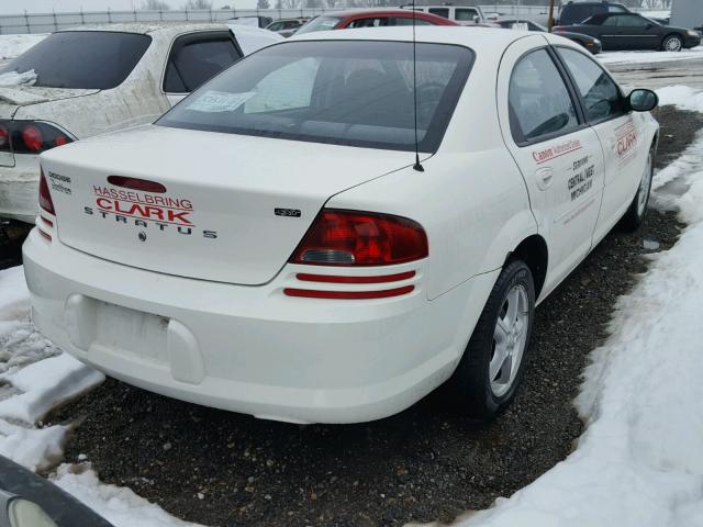 1B3EL46X46N155236 - 2006 DODGE STRATUS SX WHITE photo 4