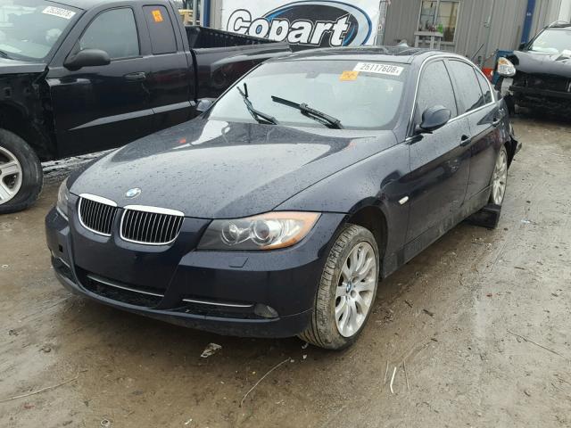 WBAVB735X7VH22783 - 2007 BMW 335 I BLUE photo 2