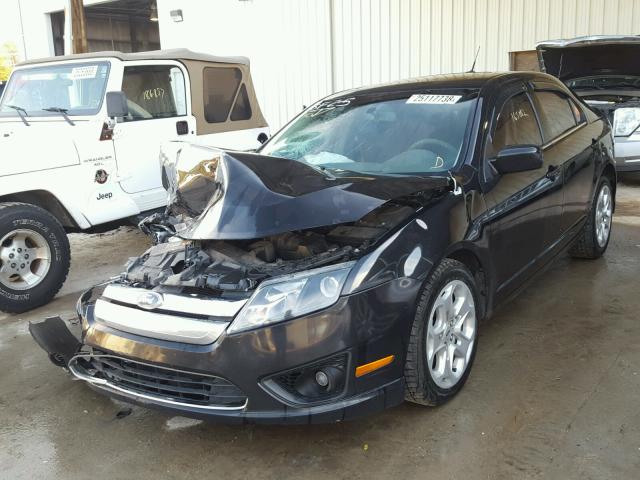 3FAHP0HA7AR292961 - 2010 FORD FUSION SE BLACK photo 2