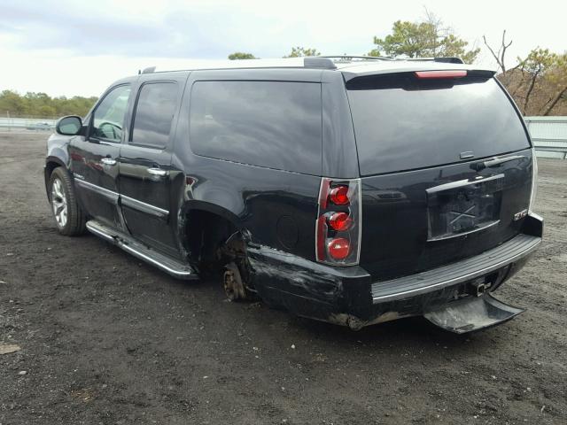 1GKFK66857J158752 - 2007 GMC YUKON XL D BLACK photo 3