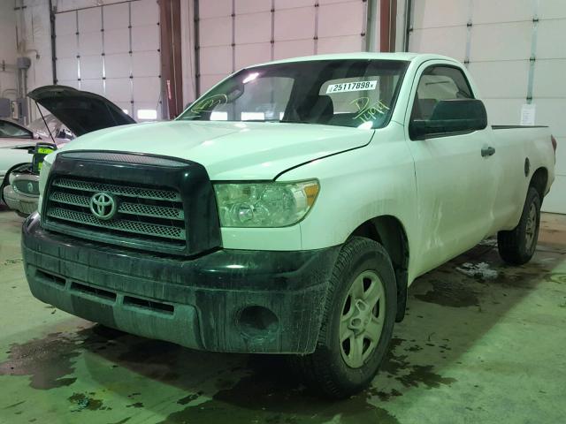 5TFLU52127X001494 - 2007 TOYOTA TUNDRA WHITE photo 2