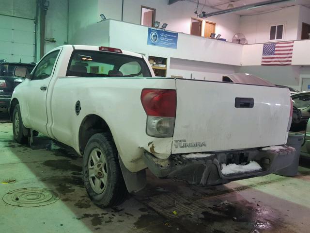 5TFLU52127X001494 - 2007 TOYOTA TUNDRA WHITE photo 3