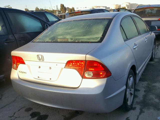 1HGFA16847L102440 - 2007 HONDA CIVIC EX SILVER photo 4