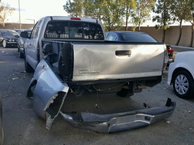 5TFTX4CN9BX006557 - 2011 TOYOTA TACOMA ACC SILVER photo 3