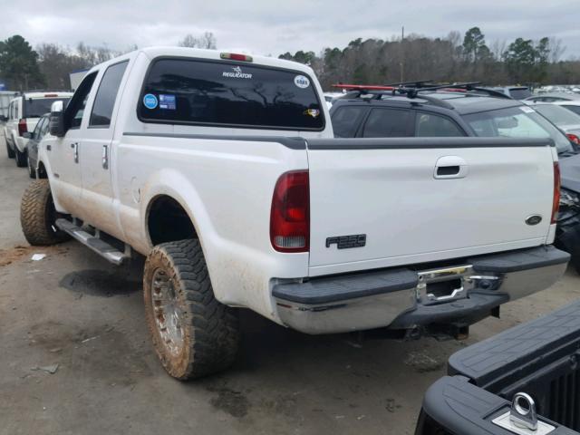 1FTSW21P56EB38000 - 2006 FORD F250 SUPER WHITE photo 3