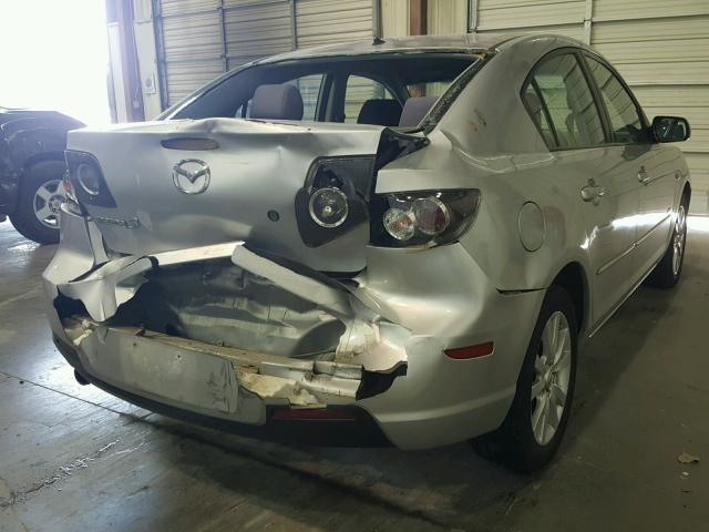 JM1BK123371651692 - 2007 MAZDA 3 S SILVER photo 4