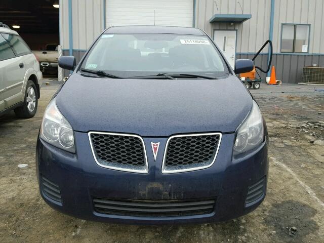 5Y2SP67079Z425527 - 2009 PONTIAC VIBE BLUE photo 9