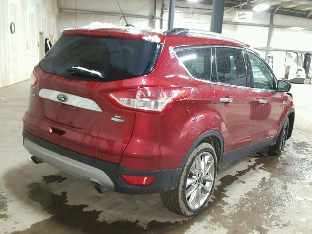 1FMCU9GX8GUB65379 - 2016 FORD ESCAPE SE MAROON photo 4