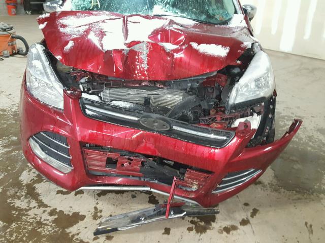 1FMCU9GX8GUB65379 - 2016 FORD ESCAPE SE MAROON photo 7