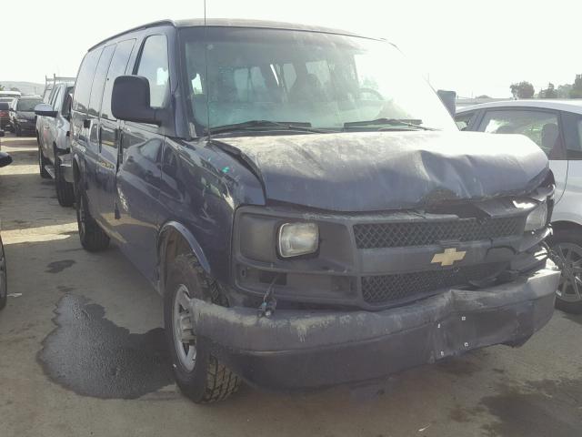 1GAGG25K291162681 - 2009 CHEVROLET EXPRESS G2 BLUE photo 1