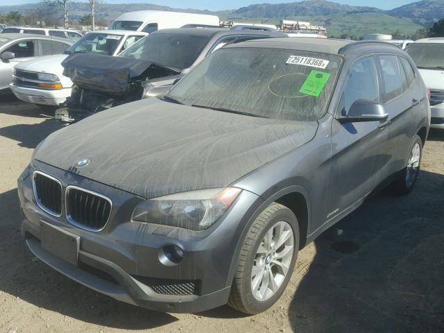 WBAVL1C59EVY19087 - 2014 BMW X1 XDRIVE2 GRAY photo 2