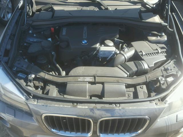 WBAVL1C59EVY19087 - 2014 BMW X1 XDRIVE2 GRAY photo 7